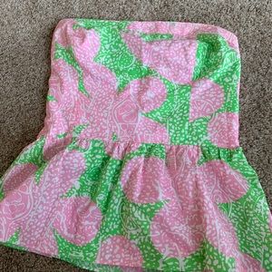 Lilly Pulitzer strapless top